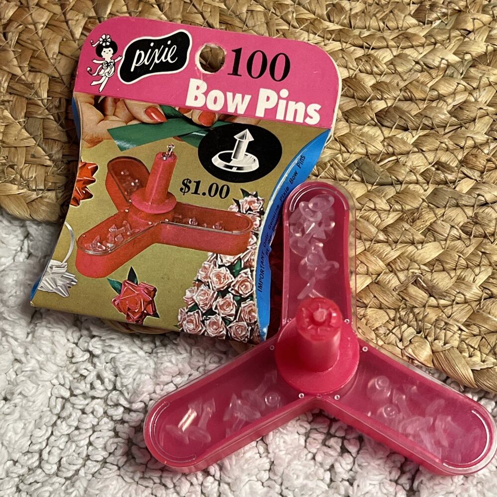 Vintage Pixie Bow Maker with 70+ Bow Pins
